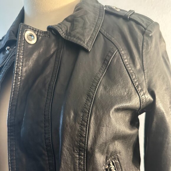 Black Leather Jacket - Picture 2 of 8